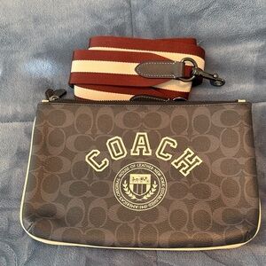Coach Navy and Cream Crossbody Bag
